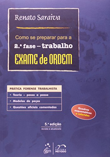 Libro Exame De Ordem 2º Fase Trabalho 5ª Ed De Saraiva Renat