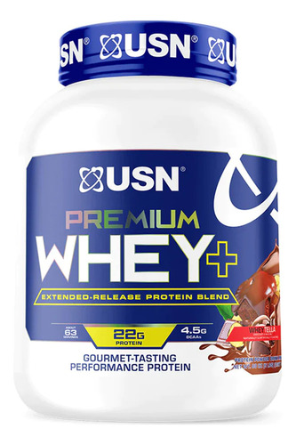 Usn Premium Whey + Proteína 5 Lb Wheytella