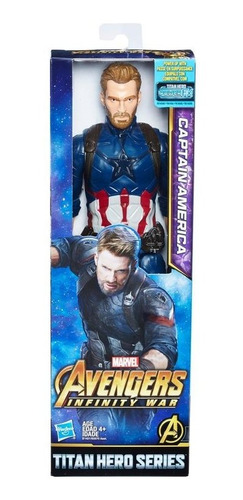 Muñeco Capitán America Avengers Titán Hero Series De 30cm