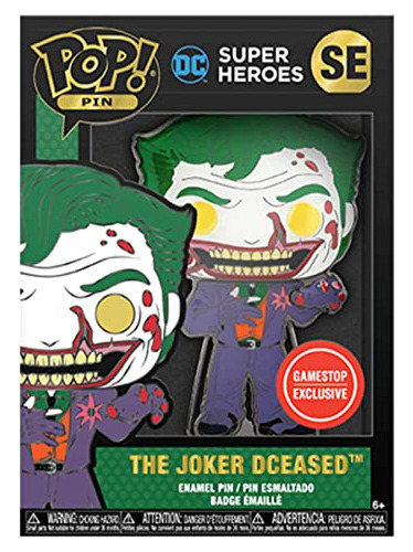 Funko Pop! Pin The Joker Dc Cómic Dceased Exclusiva 1zy57