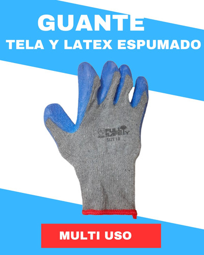 Guante Látex Tipo Rayo Flex Marca Hanvo (6 Pares) 