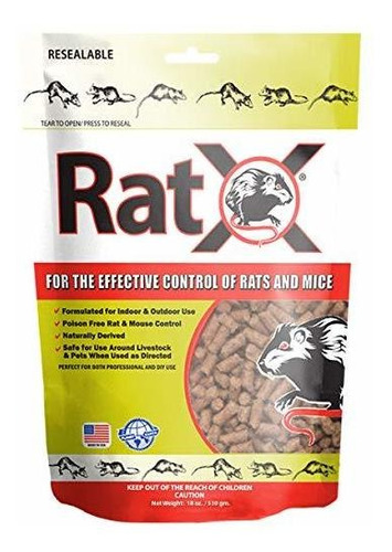 Anzuelos Y Cebos - Ratx - Bolsa Para Ratas Y Ratones (18 Oz)