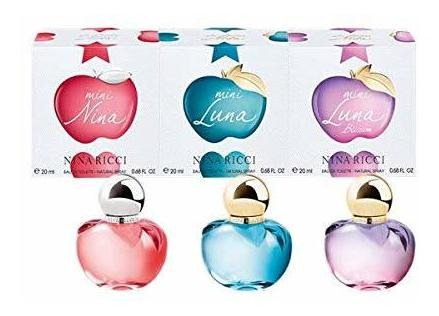 Kit De 3 Edt De 20 Ml Nina Por Nina Ricci Para Mujer En