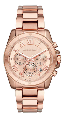 Reloj Mujer Michael Kors Mk6367 Cuarzo Pulso Oro Rosa En