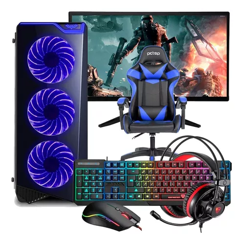 PC Gamer CS ULTRA RGB Completo Barato com Monitor, Teclado, Mouse e Headset