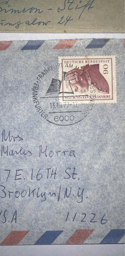 Sello Correo Alemania Sobre Primer Día De Colección 4 Sobres (Usado)