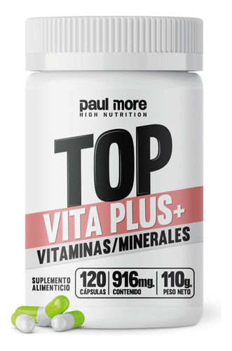 Multivitamínico Vita Plus 120 cápsulas