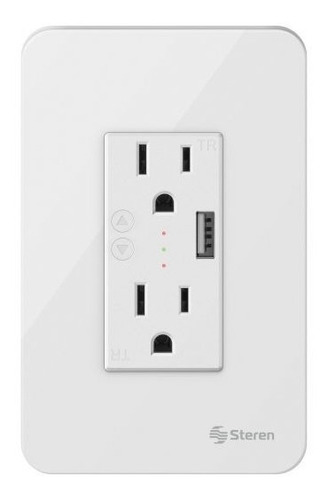 Doble Contacto Wi-fi Cargador Usb Placa De Pared | Shome-118