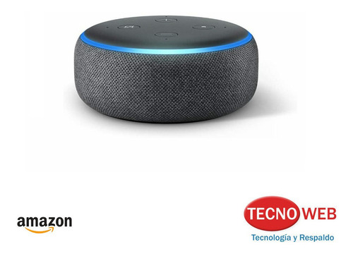 Amazon Echo Dot 3rd Gen con asistente virtual Alexa carbón 110V/240V