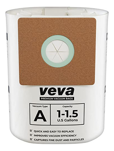 Filtro De Bolsas De Vacío Veva 30 Pack Tipo A 9066700 Para