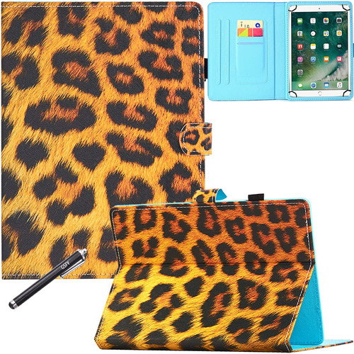 Funda Para Tableta 9.6 9.7 10 10.1 10.5 PuLG Tablet Leopard