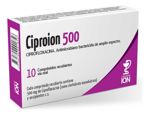 Cipro-ion500® X 10 Comprimidos