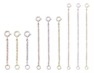 9x Extensor De Cadeia Tobillera Extensão De Pulsera De