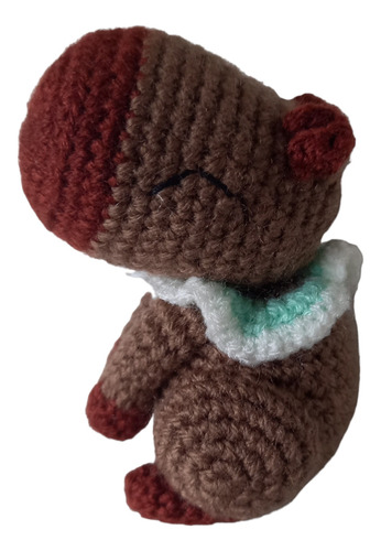 Amigurumi Carpincho Tejido A Crochet (c/llavero)