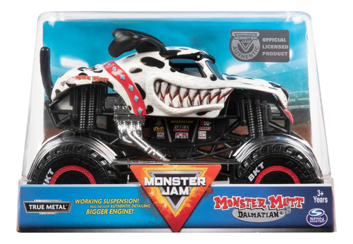Toy Monster Truck Monster Jam Monster Mutt Dalmatian 1:24