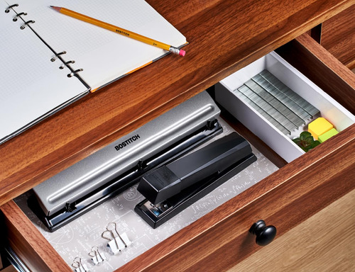 Engrapadora De Escritorio Premium Capacidad 25 Hojas Color N