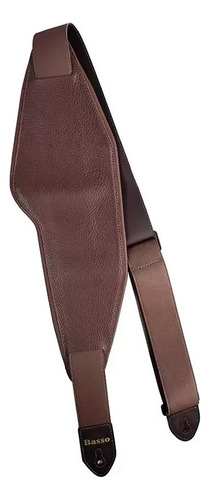 Correia Ombreira Basso Straps P/ Contra Baixo Marrom Fb-101