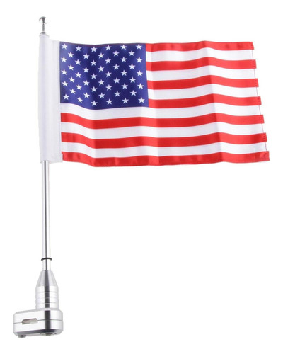 Bandera Americana De Poste Del Soporte De Equipaje De La