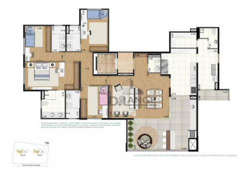 Apartamento Com 4 Dormitórios À Venda, 189 M² - Taquaral - Campinas/sp - Ap19548