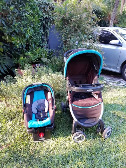 Coche Graco Fast Action Travel System 4 Ruedas C/ Huevito