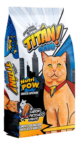 Alimento Croquetas Titan Gato Adulto 15 Kg 26% Proteína