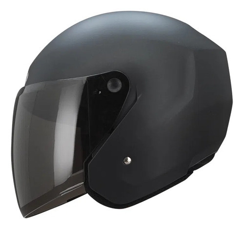 Casco Abierto Tech T10 Certificado Color Negro Mate Tamaño Del Casco M