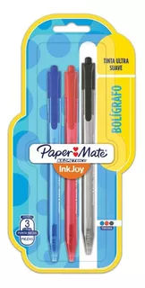 Boligrafo Retractil 1.0mm Paper Mate La3744 Kilometrico 100