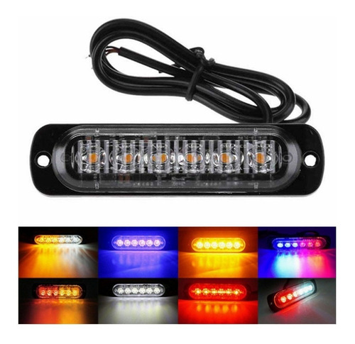 Barra Led Faros Laterales Strobe Scout Patrol De 12 A 24 V,