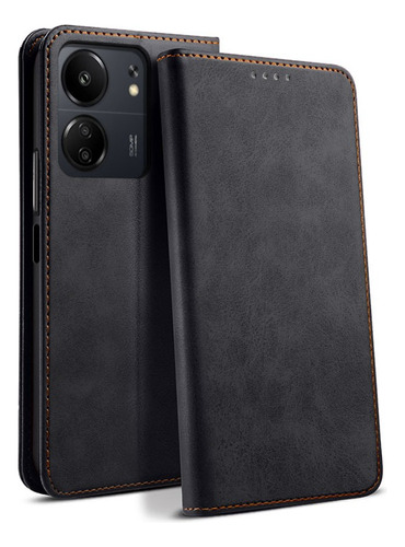 Funda Para Xiaomi Poco C65 Pu Wallet Con Ranura Para Tarjeta