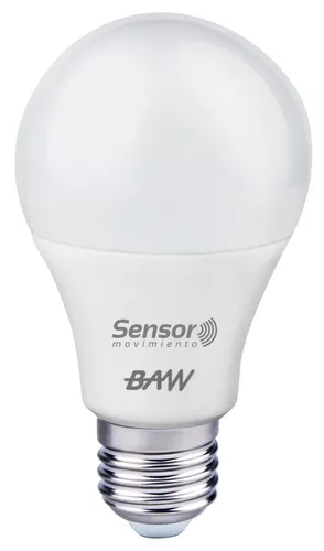 Lampara Led Sensor Movimiento 13w Luz Fria 6500 K