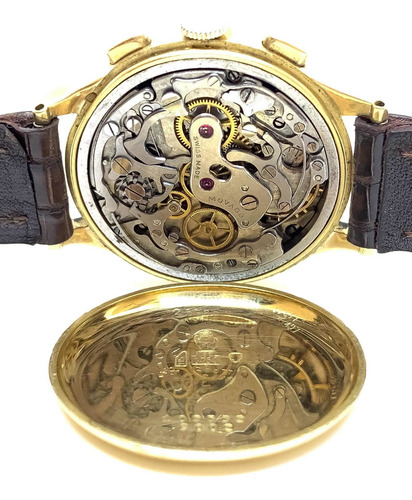 Reloj Movado Cronógrafo Oro 18k Vintage