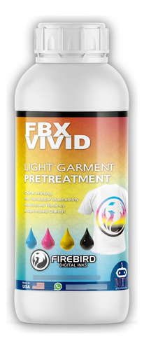 Liquido Pretratamiento Firebird Dtg  Vivid  Prendas Claras