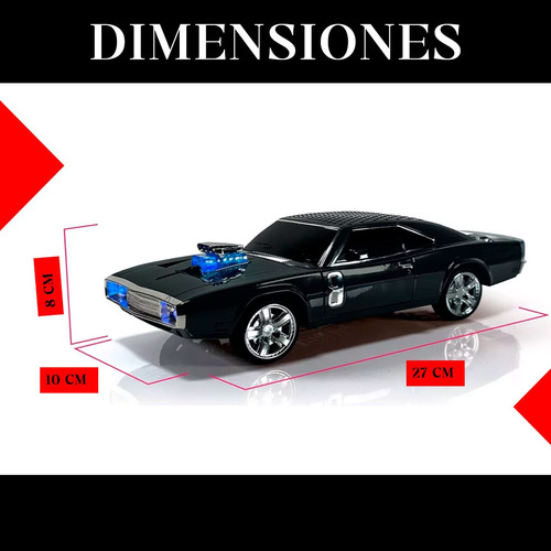 Parlante Bluetooth Retro Portatil Auto Clasico Fm Mp3 Tf Usb Rojo