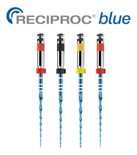 Limas Vdw Reciproc Blue - Dentsply Com 4 Unidades