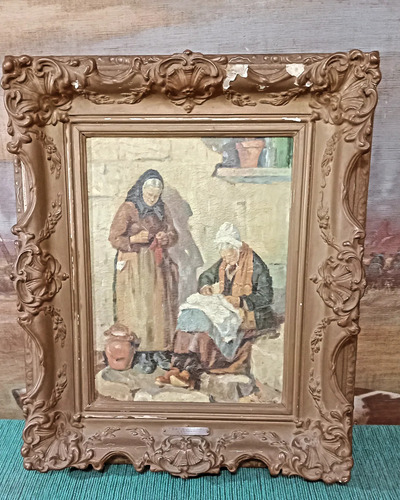 Óleo Sobre Tela Del Autor Español J. Canals (Usado)