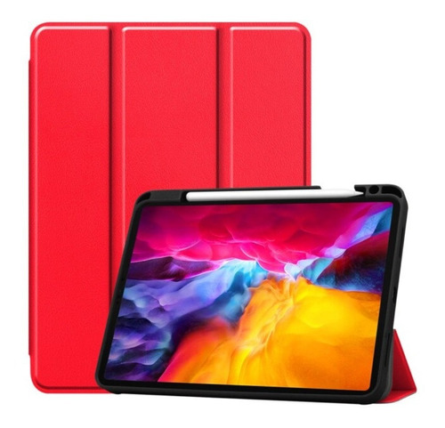 Carcasa Inteligente Reforzada + Lámina Para iPad Pro 12.9 M1