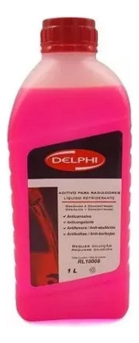 Liquido Refrigerante 1l Puro Rosa Dehlpi / Monoetilenoglicol