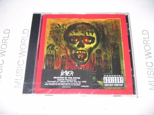 Slayer - Seasons In The Abyss Cd Press U.s.a