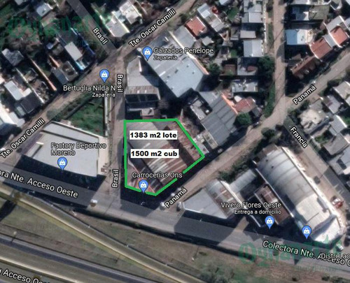 1.500 M2 Cub. Sobre Acceso Oeste Zona Comercial