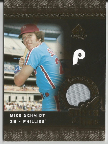 2007 Sp Legendary Cuts Mike Schmidt Stitch In Time Jersey