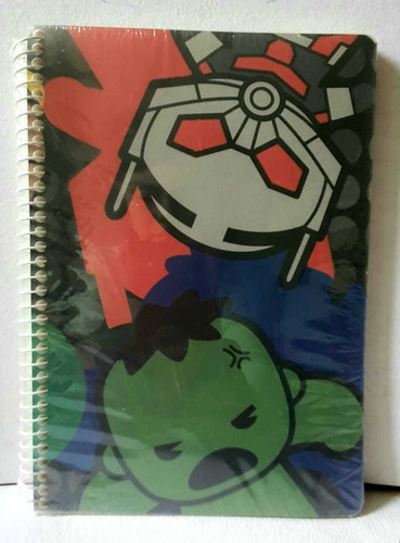 Cuaderno Libreta  Marvel Avengers Hulk/antman Miniso