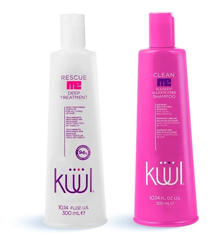 Kuul Shampoo Sin Sales 300 Ml + Tratamiento Profundo 300 Ml