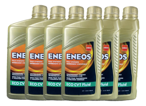 6 Litro Aceite Eneos Eco Cvt Toyota Yaris Corolla C-hr