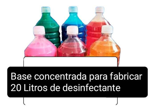 Base Concentrada Para Fabricar 20 Litrs De Desinfectante 