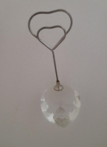 Soporte Para Recuerdos Diseño Corazon De Cristal