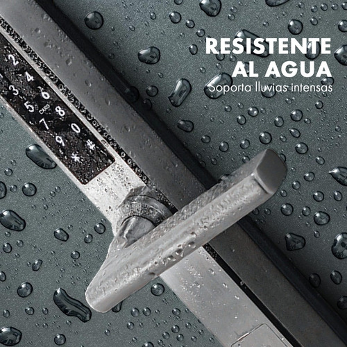 Imagen 9 de 10 de Cerradura Biometrica Smart Bluetooth Wifi Premium Exterior