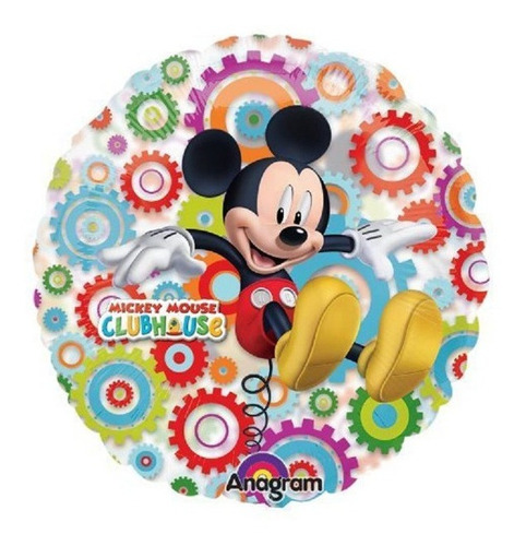Balão Metalizado Mickey See Thru Cristal 2 Balões 66cm Top!