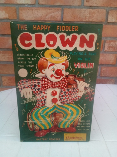 Craigstan's Happy Fiddler Clown Payaso Violinista A Bateria (Usado)