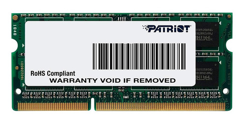 Memória Patriot Notebook 4gb 1600mhz Ddr3