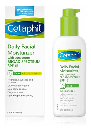 Cetaphil Daily Humectante Facial Ligero Spf15 118ml 
